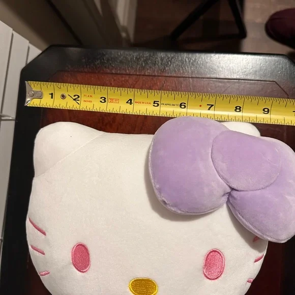 Hello Kitty Plush Toy with Pink and Purple Accents - Picture 2 of 4